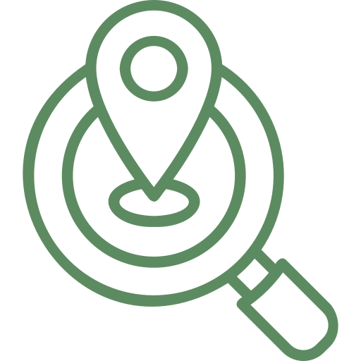 Loupe et pointeur d'adresse